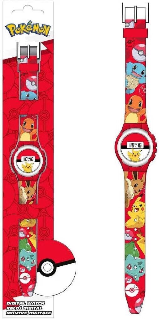 Marvel Reloj Digital Pokemon -Tiene Funciones de Hora, Fecha y Correa Ajustable - Imagen 3
