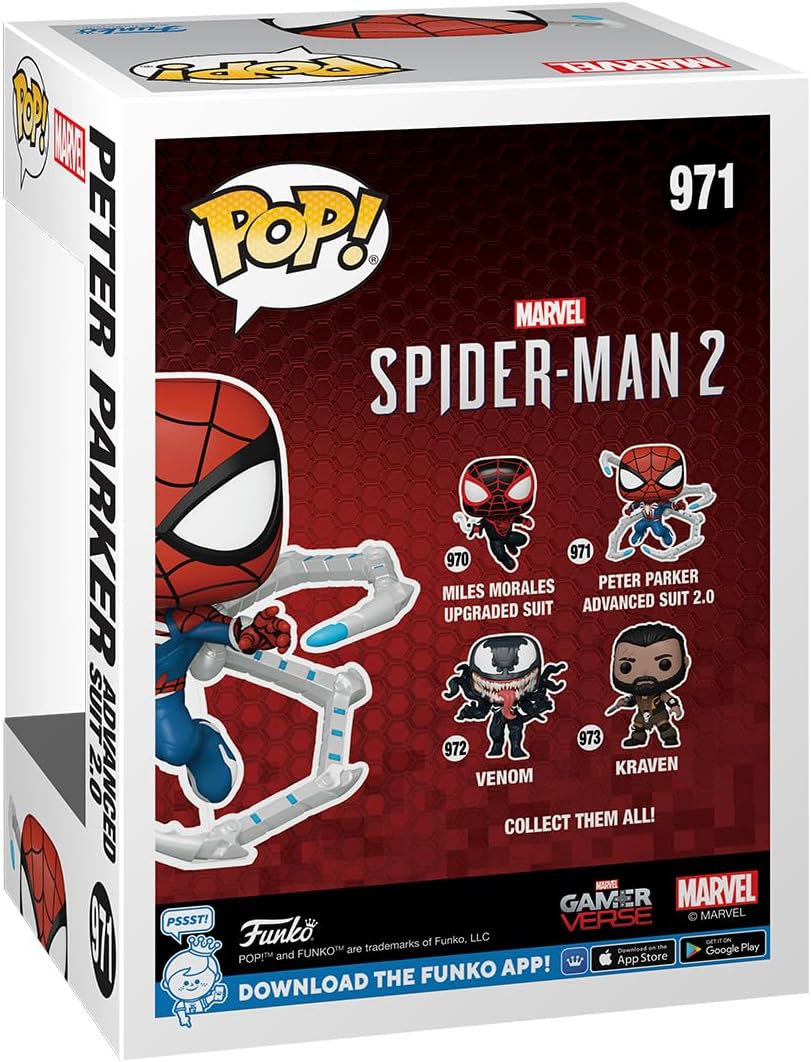 Funko Pop! Games: Spider-Man 2 - Peter Parker TRAJE - Imagen 3