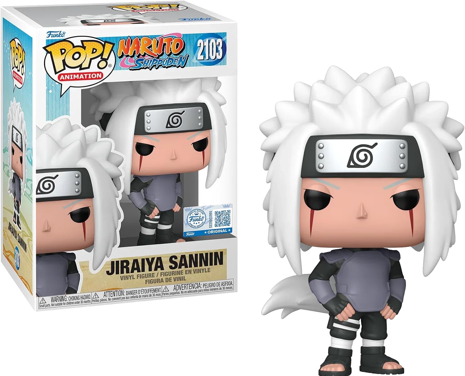 Figura de acción de Naruto Shippuden de animación pop Jiraiya - Imagen 3