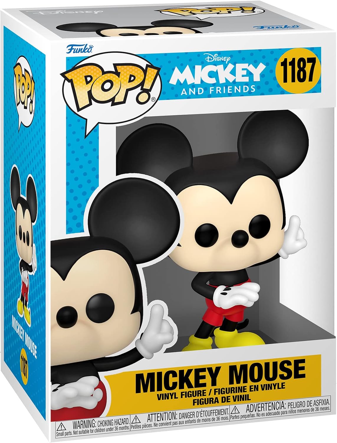 Funko Pop Disney Clásicos Mickey Mouse – Mini Figura Coleccionable