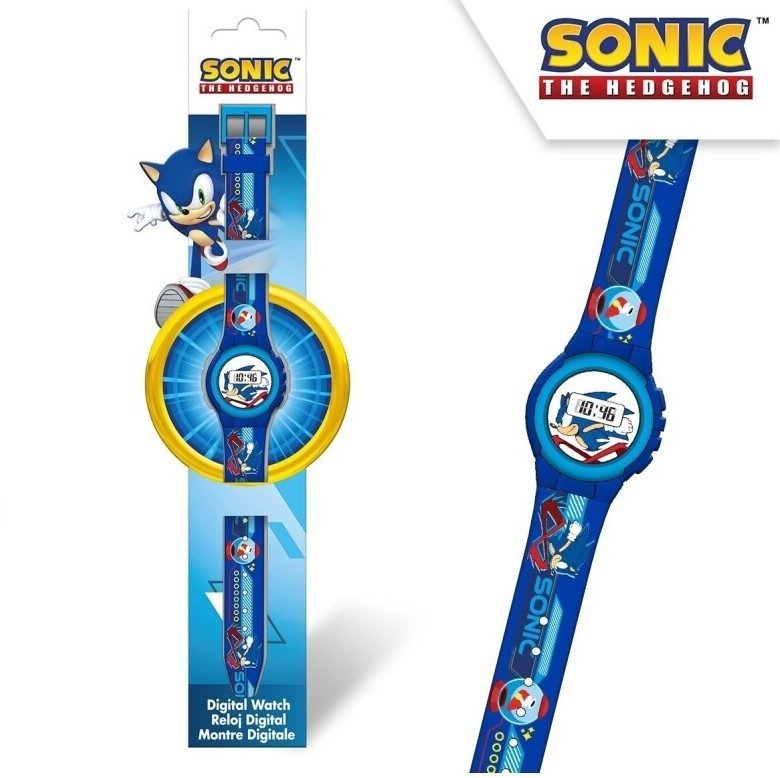 Marvel Reloj Digital Sonic-Tiene Funciones de Hora, Fecha y Correa Ajustable - Imagen 2