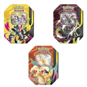 Pokémon TCG Lata Megapotencia EX Megaevolución Oscuridad Absoluta Surtida +6 años