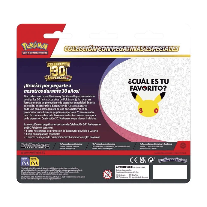 Pokémon: Baraja Combate de Liga de Mega-Lucario ex de JCC Pokémon - Imagen 2