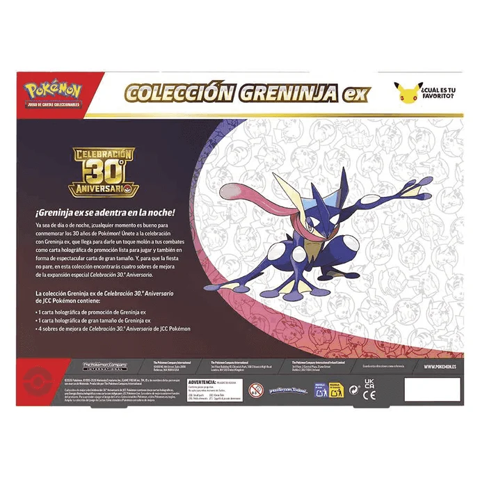 Pokémon TCG 30º Aniversario EX Box Surtida con 4 Sobres y Carta Grande +6 años - Imagen 5