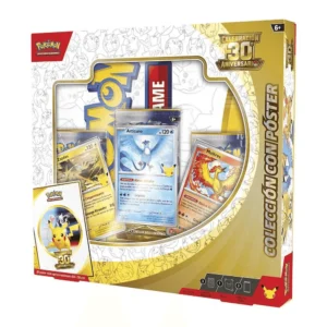 Pokémon TCG 30º Aniversario Poster Collection con 3 Sobres y 3 Cartas Promocionales