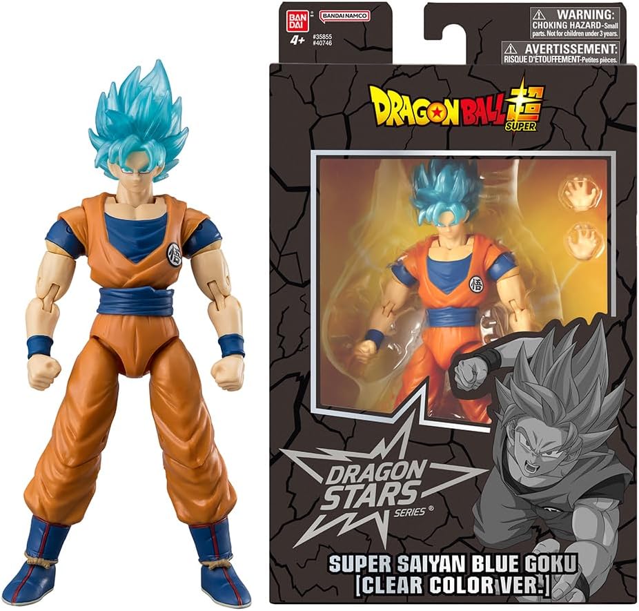 BANDAI – Dragon Ball – Figura de Acción de Blue Goku Dragon Stars de 17 cm