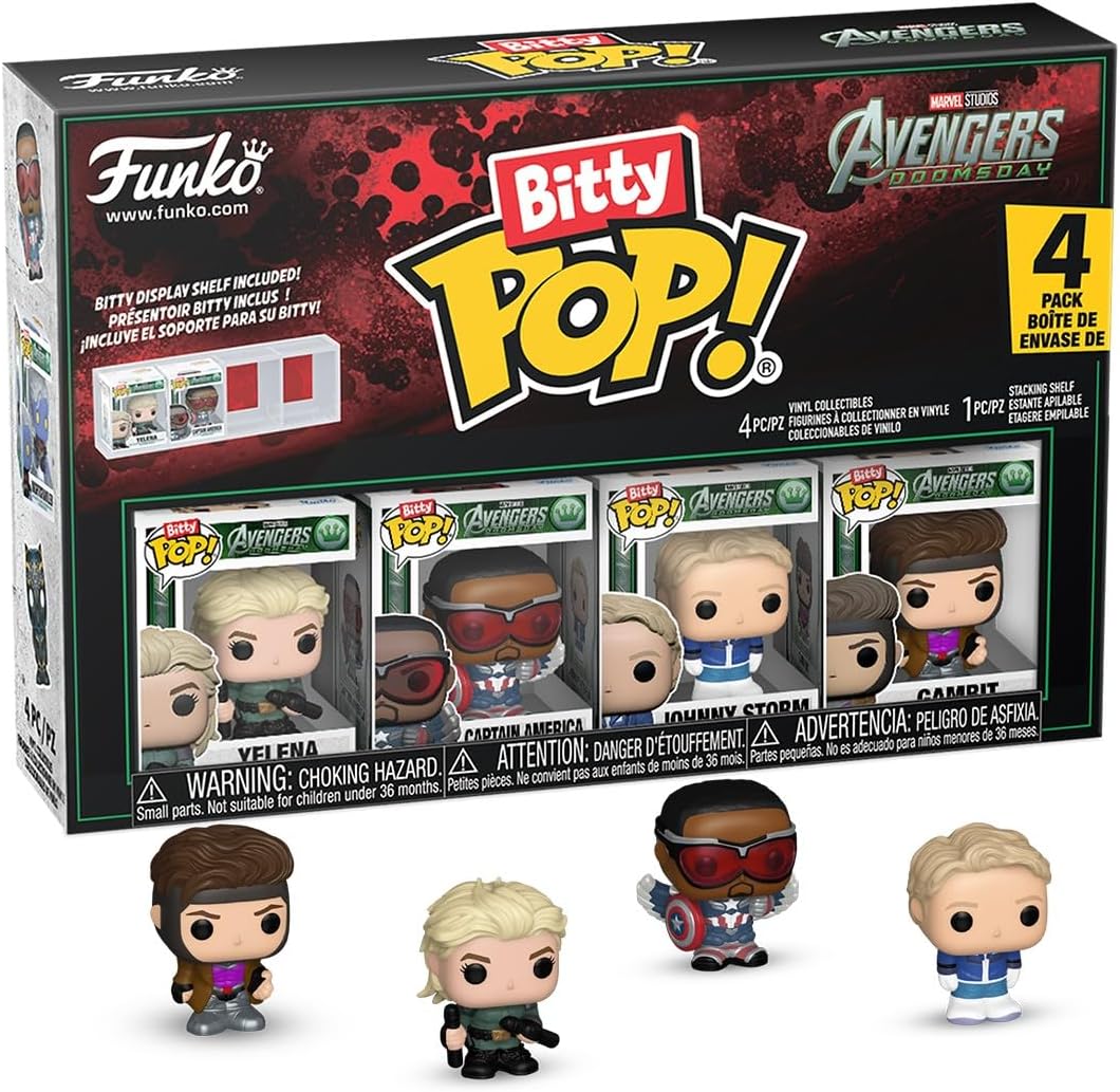 POP Funko Bitty 4 Pack: Marvel Avengers Doomsday - Yelena, Gambit