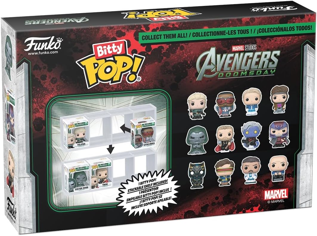 POP Funko Bitty 4 Pack: Marvel Avengers Doomsday - Yelena, Gambit - Imagen 2