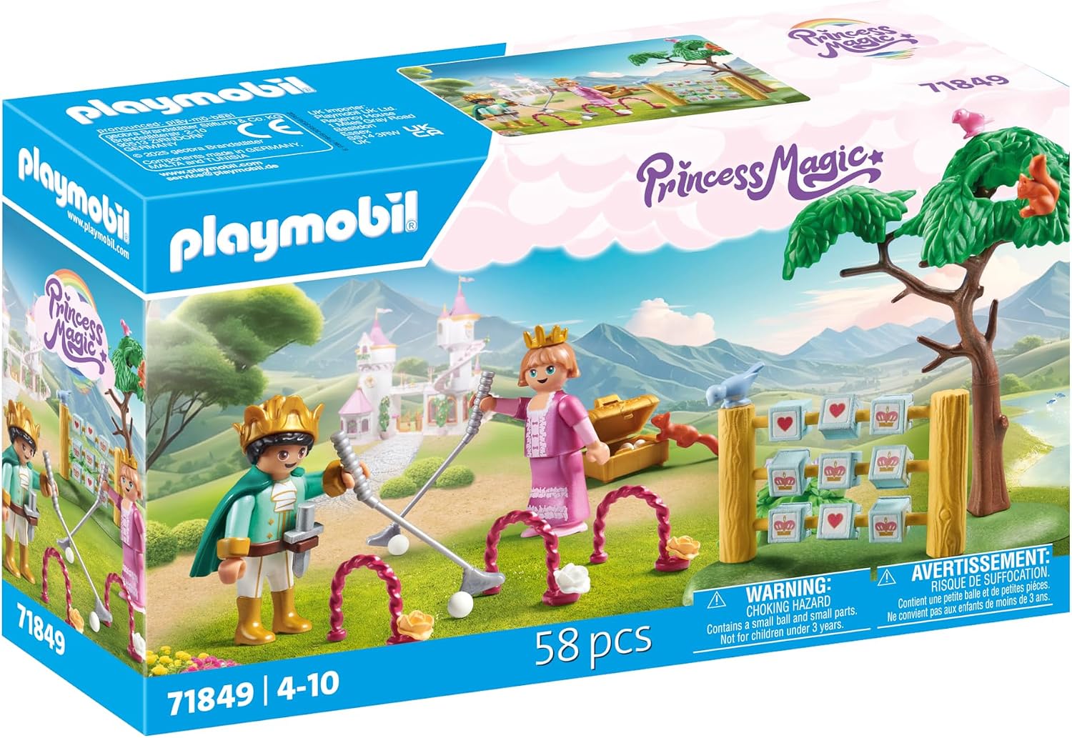 PLAYMOBIL Princess Magic Niños Reales en el Jardín de Juego Juguete de Cuento de Hadas para niños y niñas a Partir de 4 años