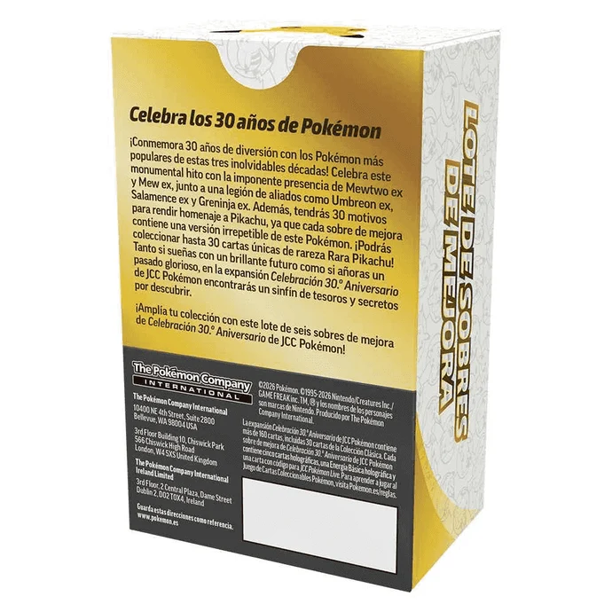 Pokémon TCG 30º Aniversario Booster Bundle con 6 Sobres +6 años - Imagen 2