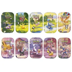 Pokémon TCG 30º Aniversario Mini Tin con 2 Sobres y Pegatinas +6 años