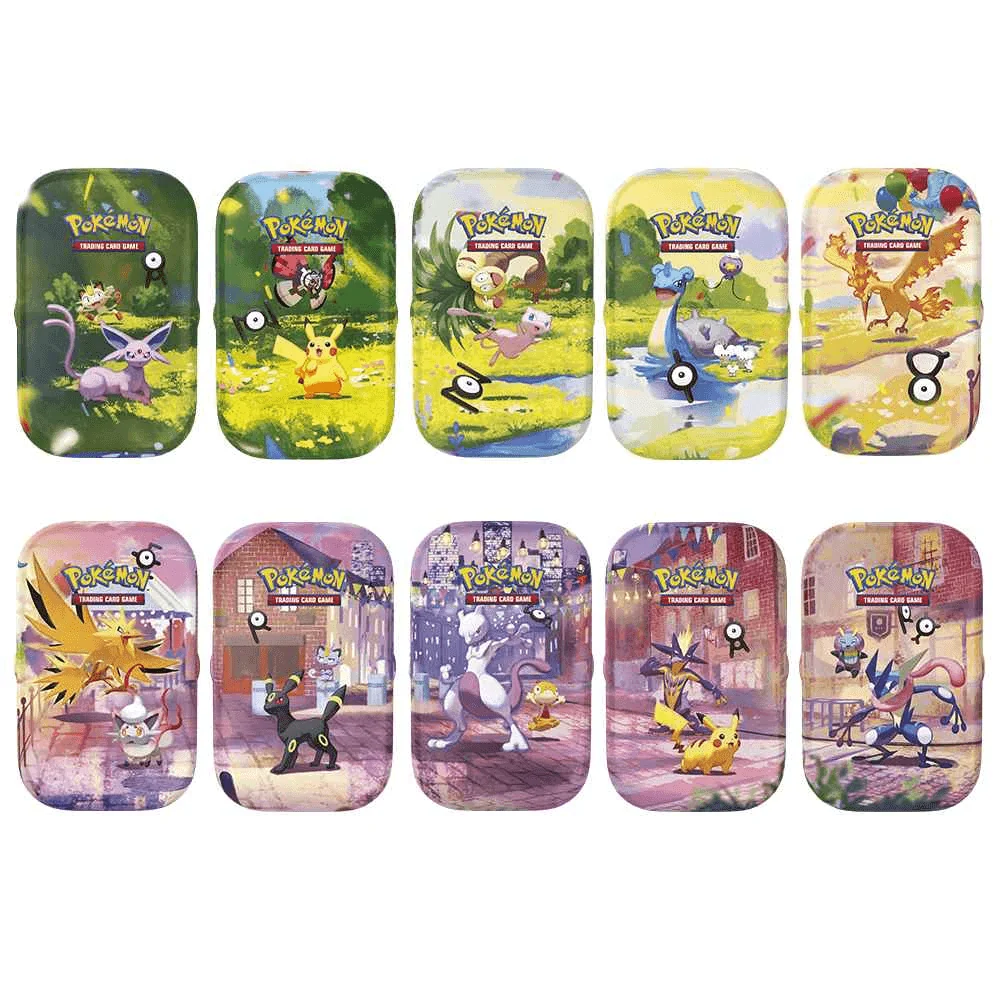 Pokémon TCG 30º Aniversario Mini Tin con 2 Sobres y Pegatinas +6 años