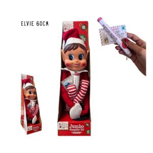 Elfo Travieso de Navidad Gigante 60 cm Rojo CHICA