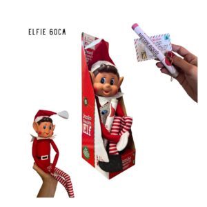 Elfo Travieso de Navidad Gigante 60 cm Rojo CHICO