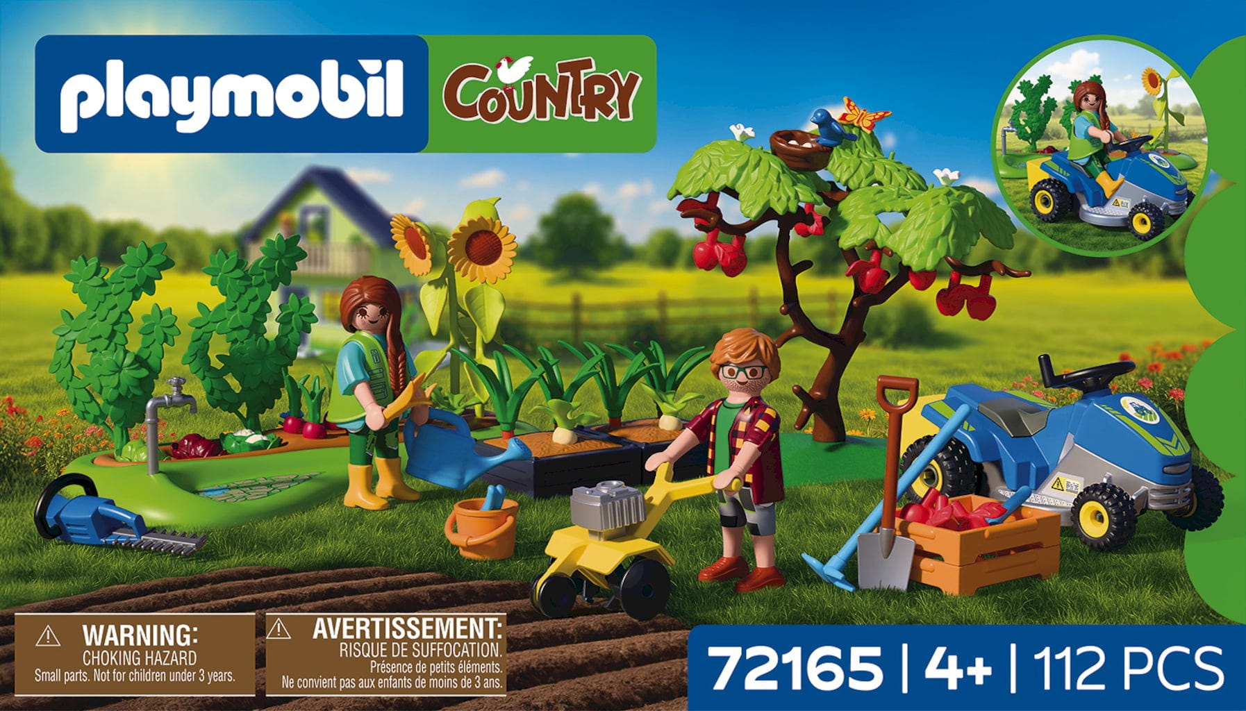 PLAYMOBIL | Huerto Idílico | Juguetes para niños | Figuras de Animales | para niños a partir de 4 años - Imagen 2