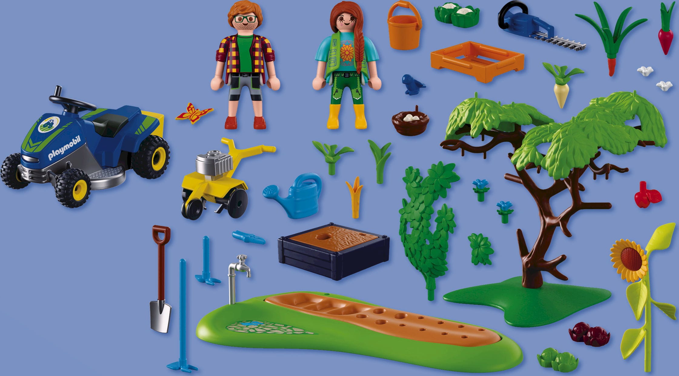 PLAYMOBIL | Huerto Idílico | Juguetes para niños | Figuras de Animales | para niños a partir de 4 años - Imagen 4